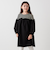 SHIPS any:〈洗濯機可能〉ボーダー/ソリッド 切り替え ワンピース<KIDS>