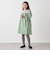 SHIPS any:〈洗濯機可能〉ボーダー/ソリッド 切り替え ワンピース<KIDS>