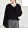 《予約》quaranciel:〈手洗い可能〉ケーブル ジャージー Vネック プルオーバー