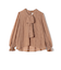 【SHIPS別注】troisiemeCHACO: 〈手洗い可能〉2WAY シアー タイ ブラウス（セレモニー対応可）