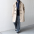 SHIPS any: サープラスヤーン ウール カシミヤ リバーシブル パネル マフラー◇