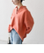 SHIPS any:〈手洗い可能〉モールヤーン スキッパー ポロ ニット プルオーバー
