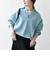 SHIPS any:〈手洗い可能〉モールヤーン スキッパー ポロ ニット プルオーバー
