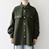SHIPS any: メルトン オーバー シャツ ジャケット