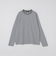 SHIPS Colors:〈手洗い可能〉ニットライク ロングスリーブ Tシャツ (ロンT)