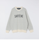 SHIPS Colors:〈手洗い可能〉モール ジャカード ロゴ ニット
