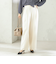 〈手洗い可能〉メルティ ウォーム タック ワイド パンツ