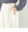 〈手洗い可能〉メルティ ウォーム タック ワイド パンツ