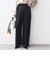 〈手洗い可能〉メルティ ウォーム タック ワイド パンツ