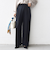 〈手洗い可能〉メルティ ウォーム タック ワイド パンツ