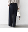 〈手洗い可能〉メルティ ウォーム タック ワイド パンツ