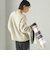 《予約》【一部WEB限定】〈手洗い可能〉フォックス クルーネック ニット プルオーバー