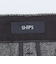 SHIPS: 〈手洗い可能〉ウール シルク テーパードチノ
