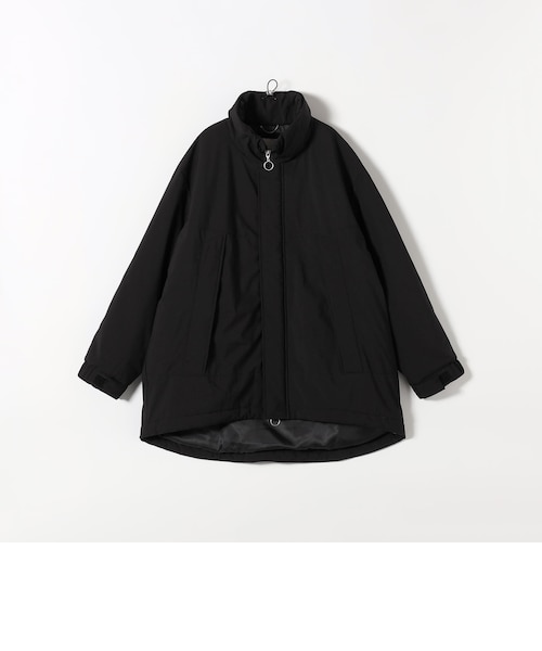 quaranciel:〈撥水加工〉中綿 スタンドカラー ダブル ジップ