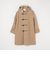 SHIPS any: PURE WOOL MELTON ダッフル コート 25AW◆