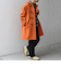 SHIPS any: PURE WOOL MELTON ダッフル コート 25AW◆