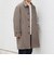 PURE WOOL MELTON ステンカラー コート 26AW◆