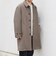 PURE WOOL MELTON ステンカラー コート 26AW◆