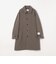 PURE WOOL MELTON ステンカラー コート 26AW◆