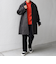 SHIPS any: PURE WOOL MELTON ステンカラー コート 25AW◆