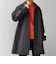 SHIPS any: PURE WOOL MELTON ステンカラー コート 25AW◆