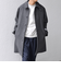 SHIPS any: PURE WOOL MELTON ステンカラー コート 25AW◇