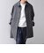 PURE WOOL MELTON ステンカラー コート 26AW◆