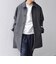 PURE WOOL MELTON ステンカラー コート 26AW◆