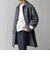 PURE WOOL MELTON ステンカラー コート 26AW◆