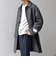 PURE WOOL MELTON ステンカラー コート 26AW◆