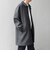 PURE WOOL MELTON ステンカラー コート 26AW◆