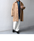 SHIPS any: PURE WOOL MELTON ステンカラー コート 25AW◆