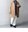 SHIPS any: PURE WOOL MELTON ステンカラー コート 25AW◆