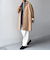 SHIPS any: PURE WOOL MELTON ステンカラー コート 25AW◆