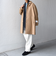 SHIPS any: PURE WOOL MELTON ステンカラー コート 25AW◆