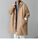 SHIPS any: PURE WOOL MELTON ステンカラー コート 25AW◆