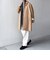 PURE WOOL MELTON ステンカラー コート 26AW◆