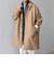 PURE WOOL MELTON ステンカラー コート 26AW◆