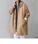 PURE WOOL MELTON ステンカラー コート 26AW◆