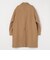 PURE WOOL MELTON ステンカラー コート 26AW◆