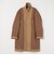 PURE WOOL MELTON ステンカラー コート 26AW◆
