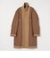 PURE WOOL MELTON ステンカラー コート 26AW◆