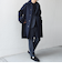 SHIPS any: PURE WOOL MELTON ステンカラー コート 25AW◆