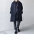 PURE WOOL MELTON ステンカラー コート 26AW◆