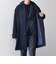 PURE WOOL MELTON ステンカラー コート 26AW◆