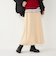 《予約》SHIPS Colors:〈手洗い可能〉スキッパー ニット × スカート セットアップ◆
