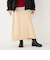 《予約》SHIPS Colors:〈手洗い可能〉スキッパー ニット × スカート セットアップ◆