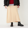 《予約》SHIPS Colors:〈手洗い可能〉スキッパー ニット × スカート セットアップ◆