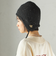 《予約》perah: ブローチ 付 イヤー フラップ ラメ ニット キャップ