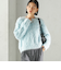 《予約》〈手洗い可能〉シャギー ファー クルーネック プルオーバー